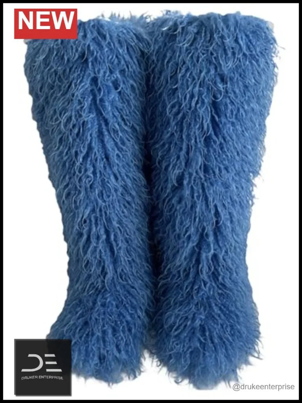 Thigh High Faux Fur Snow Boots for Women Waterproof Winter Tall 28.3 Inches Warm
